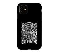 Custodia per iPhone 11 Oni e Miko Purity bandisce l'ira mitica giapponese