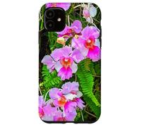 Custodia per iPhone 11 Orchidea rosa di Singapore, principessa Aloha Orchidea Shapes Mania
