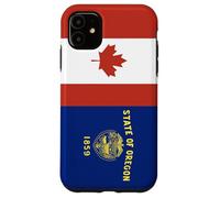 Custodia per iPhone 11 Oregon e Canada Uniti nelle Radici