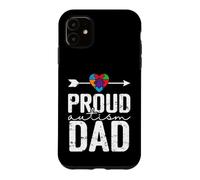 Custodia per iPhone 11 Orgoglioso autismo papà consapevolezza supporto padre