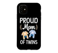 Custodia per iPhone 11 Orgoglioso Mamma Di Fantastici Gemelli Incinta Due Babys Madre