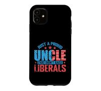 Custodia per iPhone 11 Orgoglioso zio conservatore anti-liberale