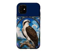 Custodia per iPhone 11 Osprey Art Nouveau - Design con rapace