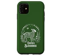 Custodia per iPhone 11 Ostara Blessings Pagan Spring Lamb Floral Moon Ostara