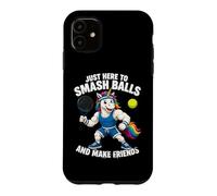 Custodia per iPhone 11 Padel Unicorn - Siamo Qui Solo Per Giocare A Padel E Fare