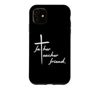 Custodia per iPhone 11 Padre Maestro Amico Gesù Croce Cristiana