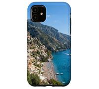 Custodia per iPhone 11 Paesaggio scenico del villaggio sul mare della scogliera della Costiera Amalfitana