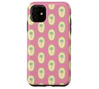 Custodia per iPhone 11 Palm Tropical Tree Summer Beach Island Style