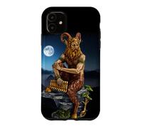 Custodia per iPhone 11 Pan Dio del Selvaggio al chiaro di luna