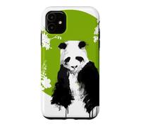 Custodia per iPhone 11 panda orso clima ambiente save the world depressione triste