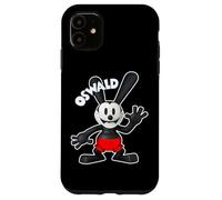 Custodia per iPhone 11 Pantaloncini rossi Hello Red di Oswald Rabbit Vintage Cartoon 1927