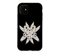 Custodia per iPhone 11 Pastello Ophanim Biblicamente Accurato Angelo Stained Glass Art