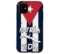 Custodia per iPhone 11 Patria y Vida Cuban Flag Cuba Cuban Roots Black