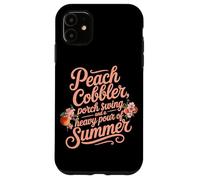 Custodia per iPhone 11 Peach Cobbler Porch Swing and a Heavy Pour of Summer