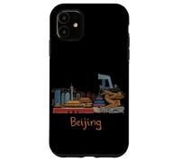 Custodia per iPhone 11 Pechino Cina Viaggio Souvenir Città Landmark Gift