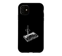 Custodia per iPhone 11 Penna per riavvolgimento a cassetta The Analog Age Nostalgia
