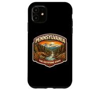 Custodia per iPhone 11 Pennsylvania The Keystone State Souvenir Memorabilia dei visitatori