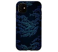 Custodia per iPhone 11 Pesca del tonno Pinna Gialla Pesce Pescatore Pesce Pescatore