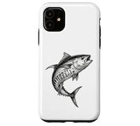 Custodia per iPhone 11 Pescatore di pesce di tonno pinna gialla vintage pescatore