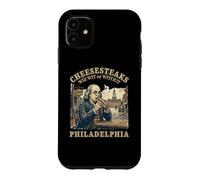 Custodia per iPhone 11 Philadelphia Cheesesteaks Wiz Wit Benjamin Franklin Philadelphia Philadelphia