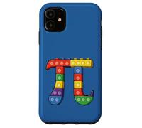 Custodia per iPhone 11 Pi Bricks Pi Blocks Happy Pi Day Master Builder Mattone