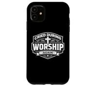 Custodia per iPhone 11 Pianto di nuovo durante il culto Cristiano Gesù Cristo Dio Chiesa