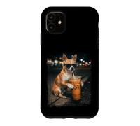 Custodia per iPhone 11 Piccolo Chihuahua Big Ice Coffee City Vibes