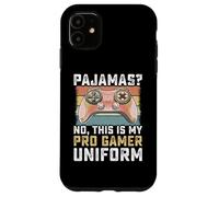Custodia per iPhone 11 Pigiama No Pro Gamer Divertente Videogiochi Ragazzi Ragazzi Ragazzi Giochi