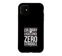 Custodia per iPhone 11 Pigro Gourmet Cucina Ricette facili Veloce Pasti eleganti Trucchi