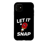 Custodia per iPhone 11 Ping Pong Table Tennis Let It Snap Retro Paddle