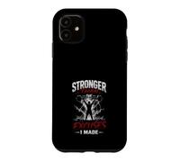 Custodia per iPhone 11 Piu Forte Dei Miei Alibi Fitness Motivation