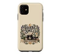 Custodia per iPhone 11 Plant Witch Herbal Magic Cottagecore Farmacia