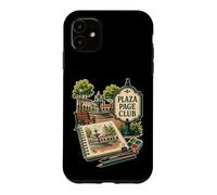 Custodia per iPhone 11 PLAZA PAGE CLUB Quaderno Piazza Matita