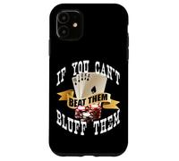 Custodia per iPhone 11 Poker If You Can't Beat Them Bluff Them Las Vegas