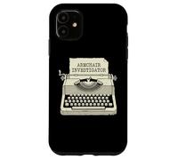 Custodia per iPhone 11 Poltrona Detective True Crime Enthusiast Crime Sleuth