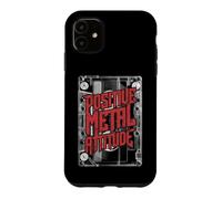 Custodia per iPhone 11 Positive Metal Attitude, musica pesante degli anni '80 e '90