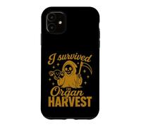Custodia per iPhone 11 Post Hysterectomy Grim Reaper I Survived The Organ Harvest