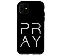 Custodia per iPhone 11 Pray God Jesus Christ Faith Prayer Religious Christian
