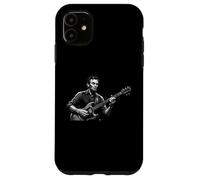 Custodia per iPhone 11 Presidente Abraham Lincoln Suonare la Chitarra