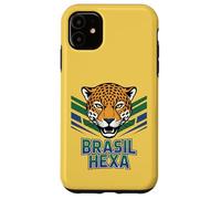 Custodia per iPhone 11 Pride BRASIL Selecao Home Cheer Country Flag Spirit Game Day