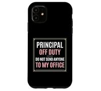 Custodia per iPhone 11 Principal Off Duty Non inviare nessuno al mio ufficio