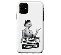 Custodia per iPhone 11 PRL Poster stile matrimonio umorismo design vintage