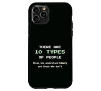 Custodia per iPhone 11 Pro 10 Types of People - Battuta Geek sul Codice Binario