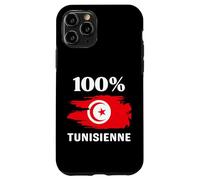 Custodia per iPhone 11 Pro 100% Tunisienne et fière de l'être drapeau de la tunisie