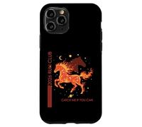 Custodia per iPhone 11 Pro 2026 Run Fire Horse Running Fitness Atleta Runners Club