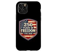 Custodia per iPhone 11 Pro 250 anni di libertà 1776-2026 250° anniversario USA Patriot