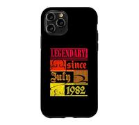 Custodia per iPhone 11 Pro 44° compleanno leggendario dal luglio 1982 vintage retrò