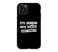 Custodia per iPhone 11 Pro 51% Umano 49% Strega