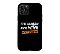 Custodia per iPhone 11 Pro 51% Umano 49% Strega