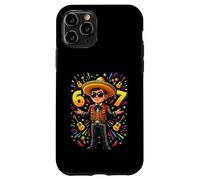 Custodia per iPhone 11 Pro 6 7 Cinco de Mayo Six 67 Sei sette meme divertenti Ragazzo Bambini Giovani